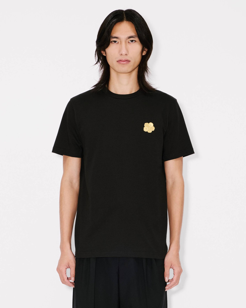 'Boke Flower' embroidered slim T-shirt in cotton 3