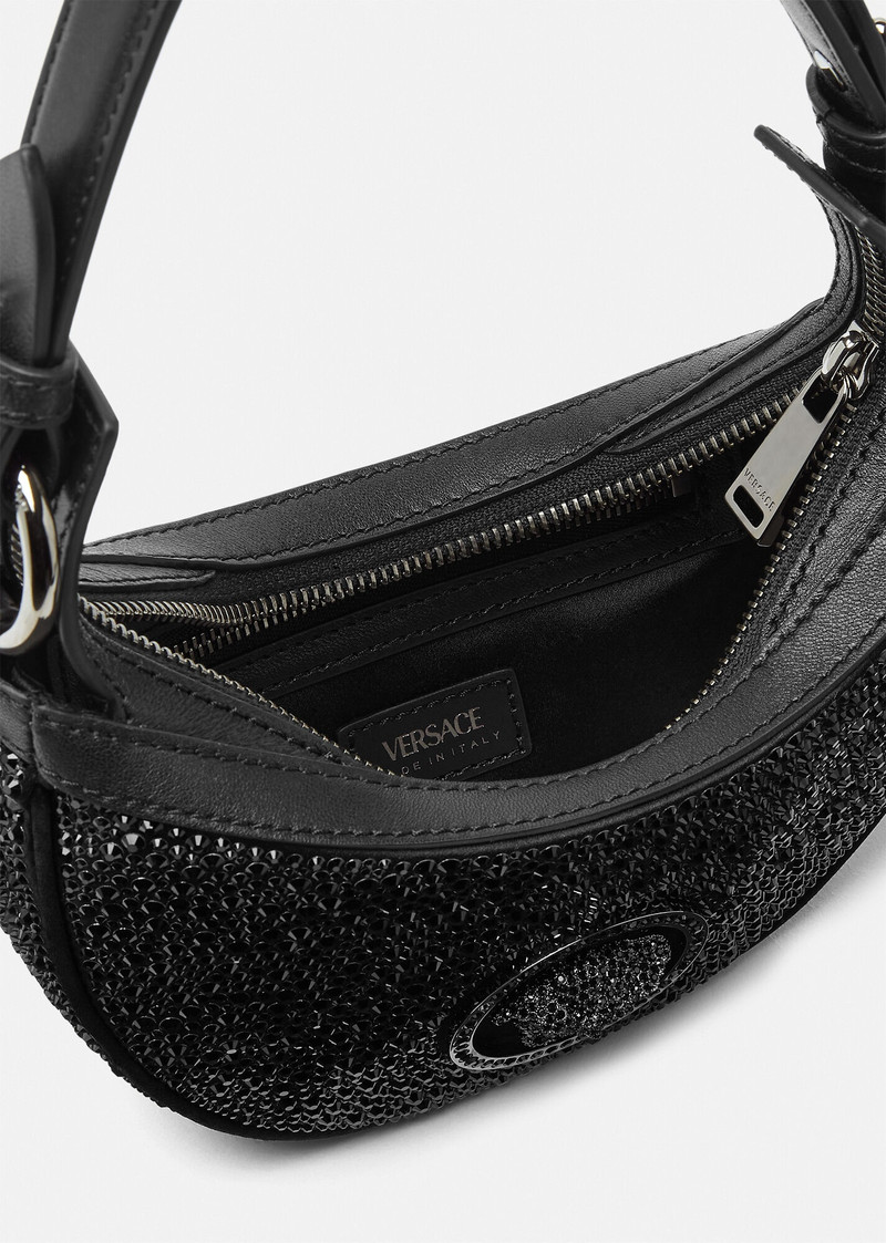 Crystal Repeat Mini Hobo Bag 4
