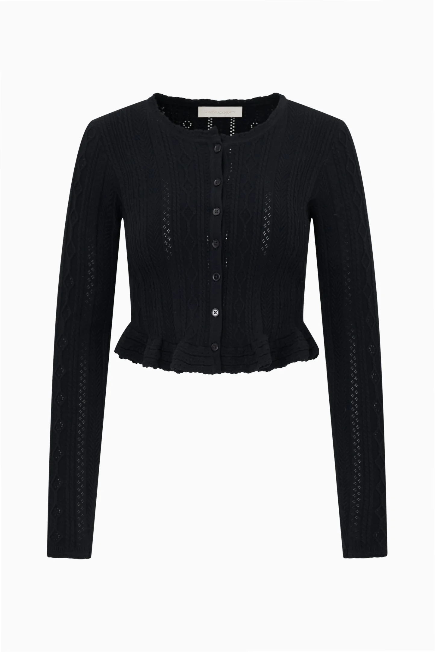 Orly Stretch Pointelle Cardigan - 1