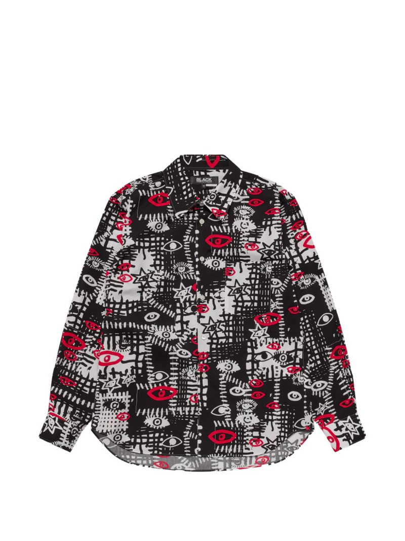 graphic-print shirt 1