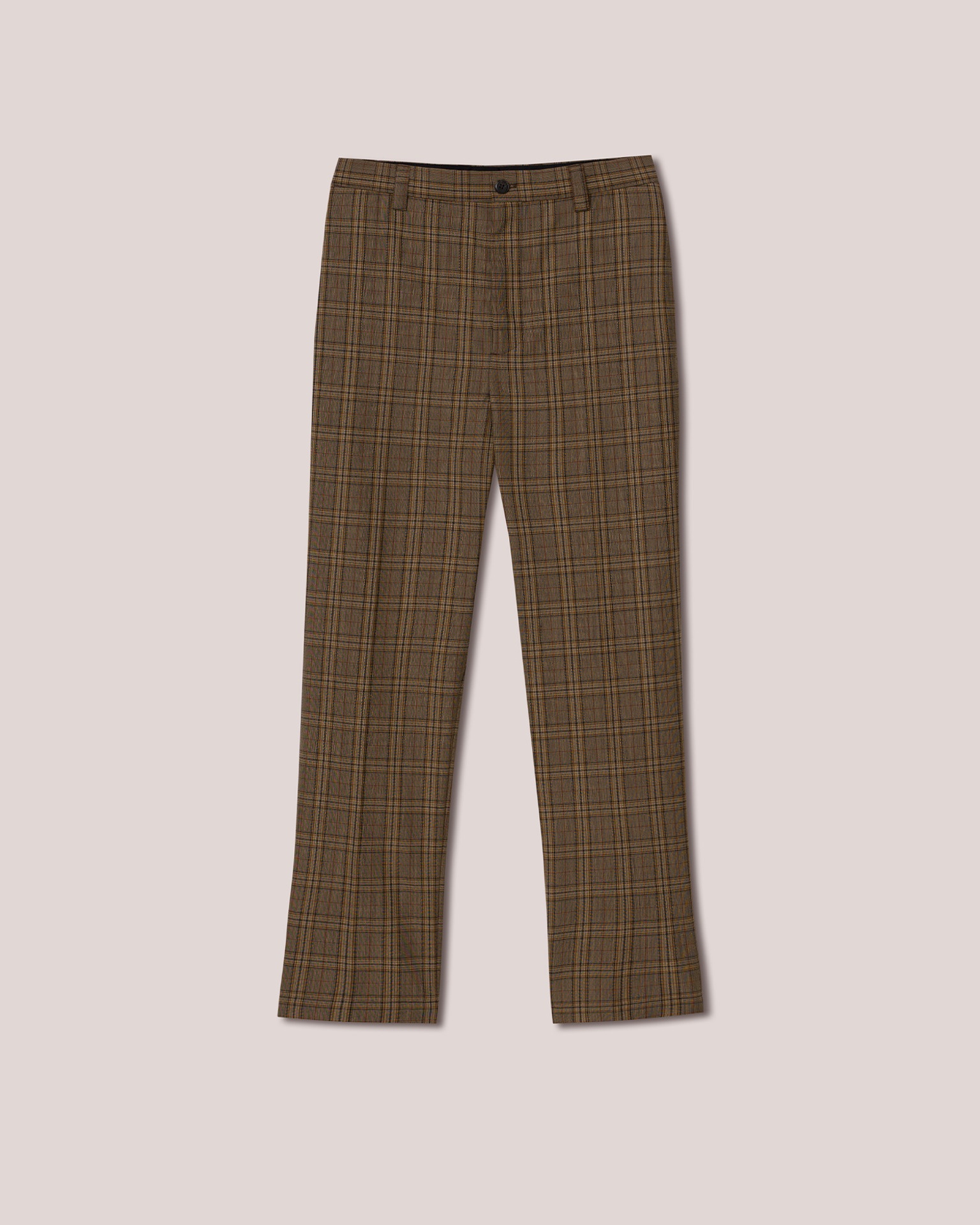 ADAR - Summer suiting slim-leg pants - Camel - 1