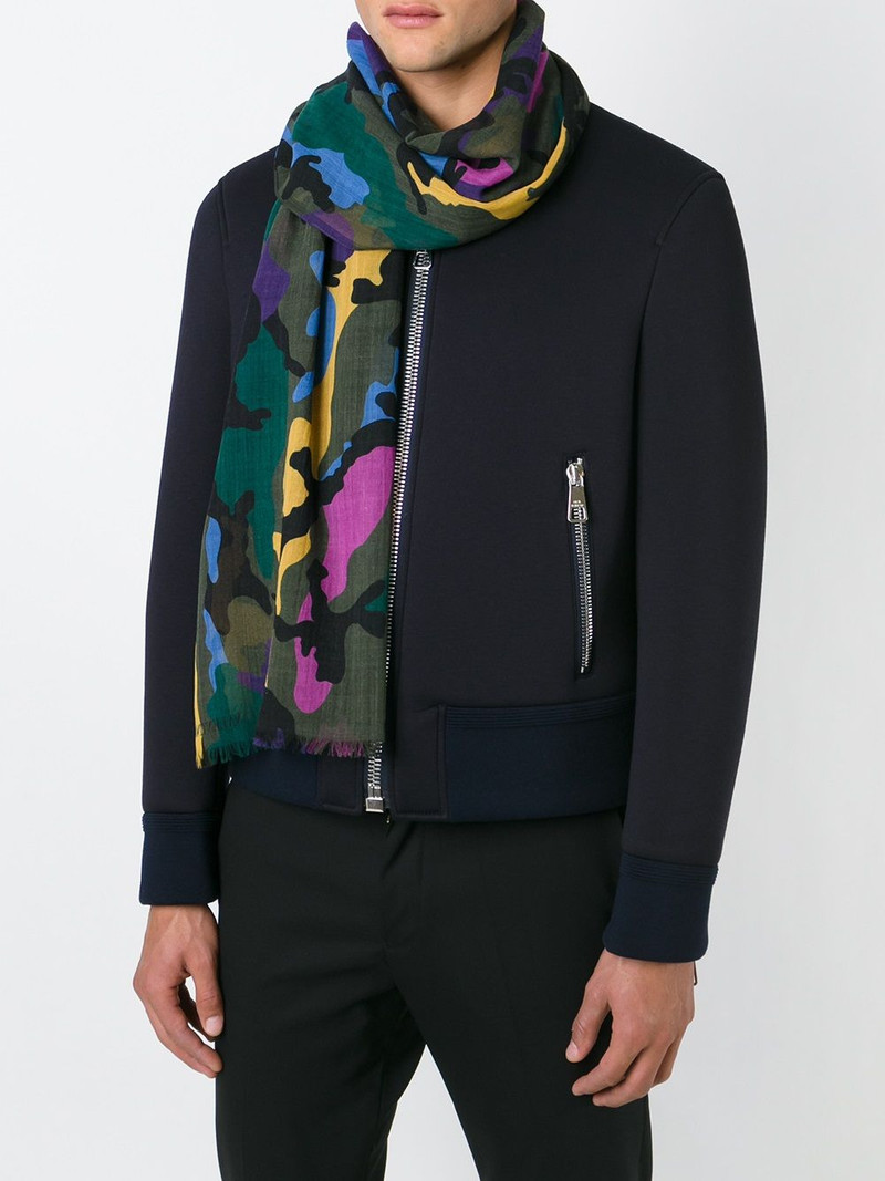 Valentino camouflage scarf outlook
