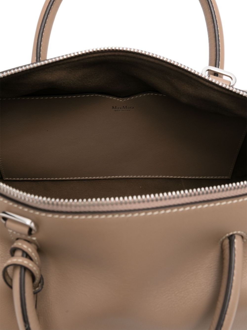 leather tote bag - 5