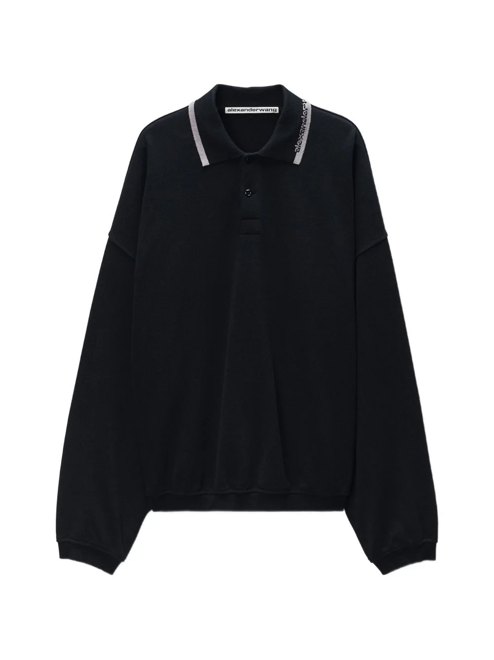 long-sleeve polo shirt - 1