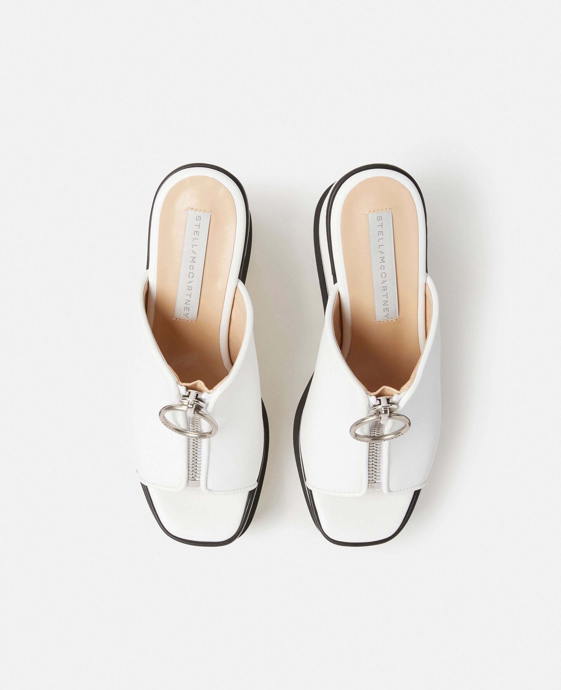 Sneak-Elyse Zip Slide Wedge Sandals - 3