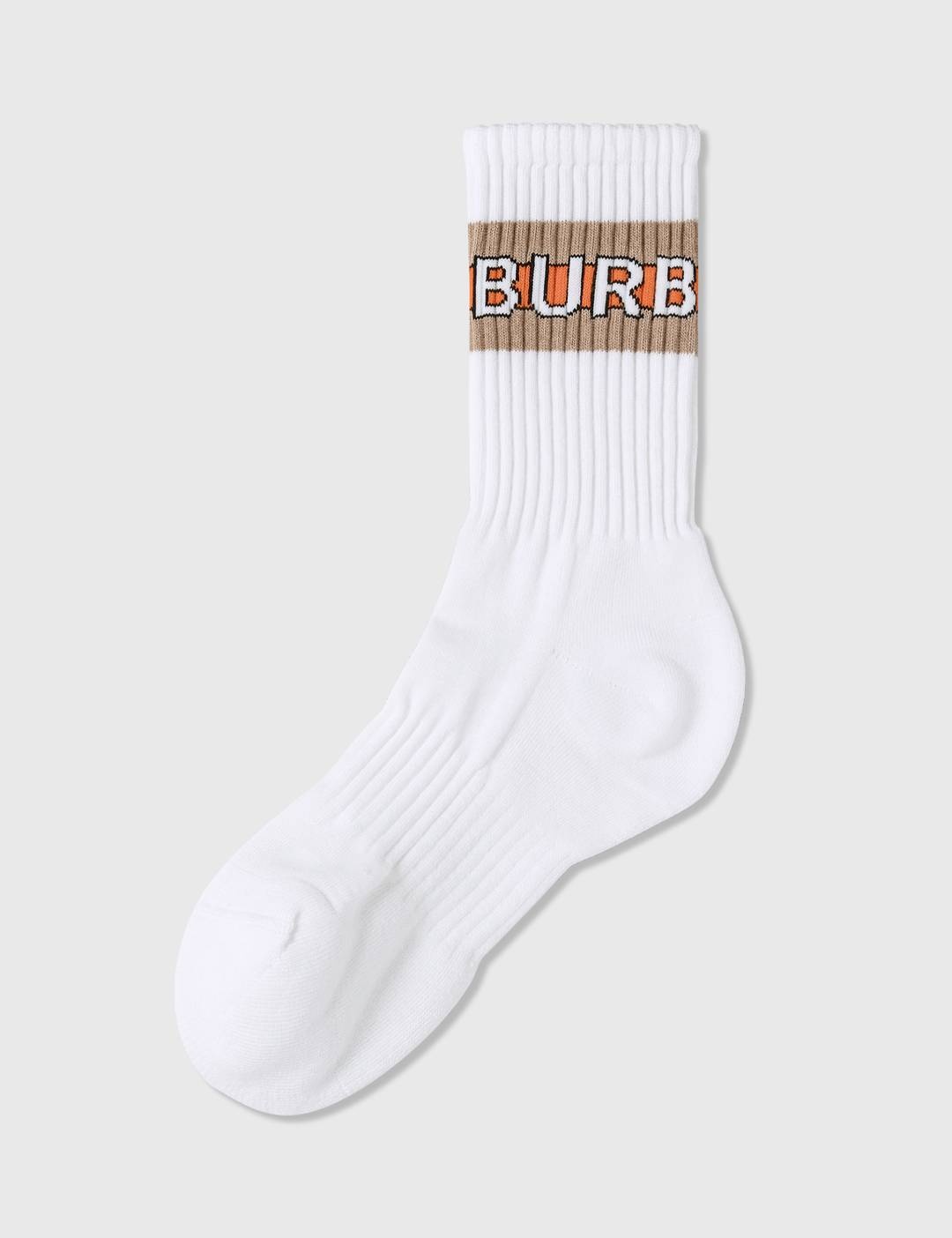 Logo Intarsia Cotton Blend Socks - 1