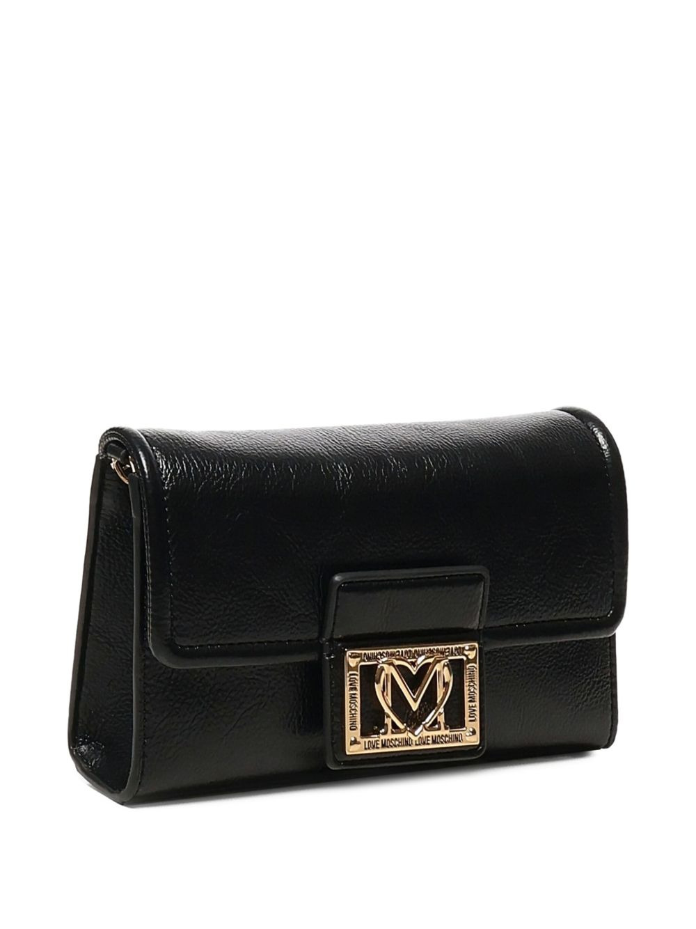logo-plaque chain shoulder bag - 3