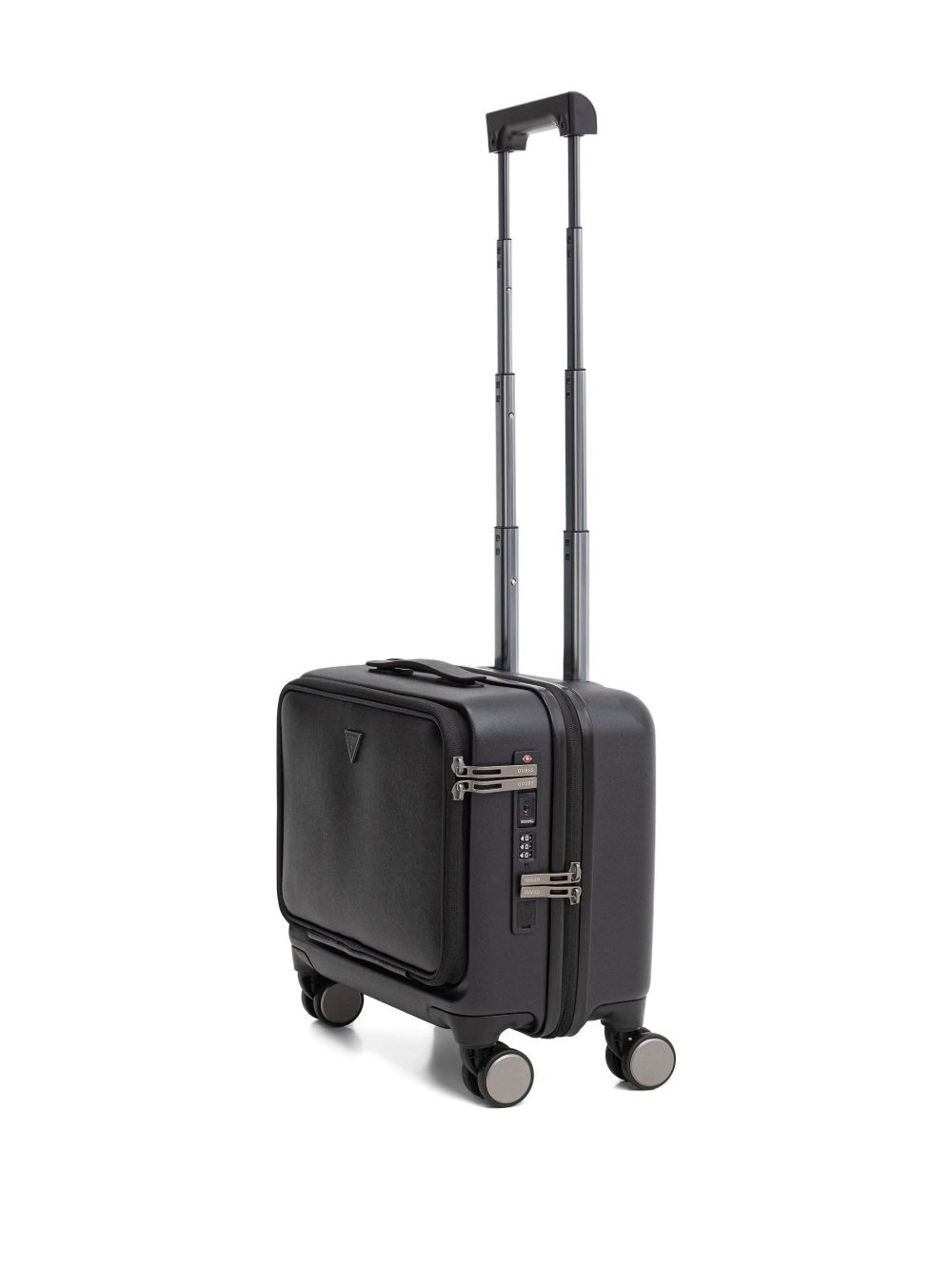 logo-plaque wheeled luggage - 3