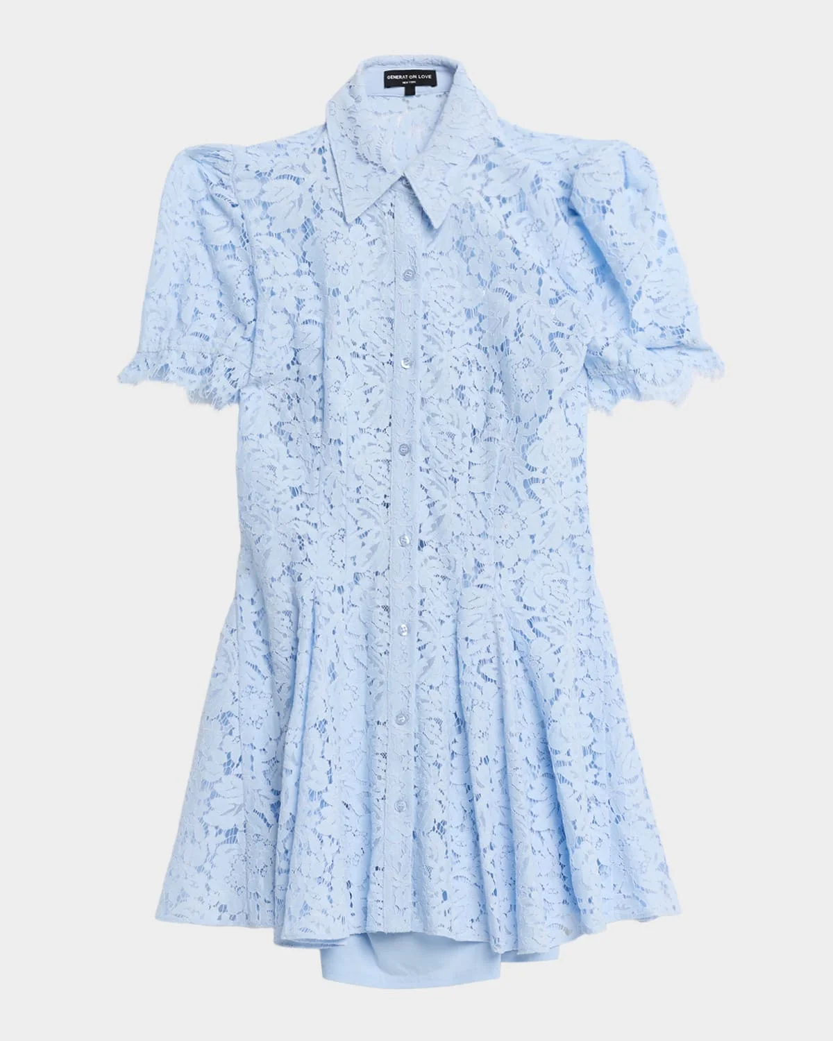 Swanetta Lace Mini Dress - 1