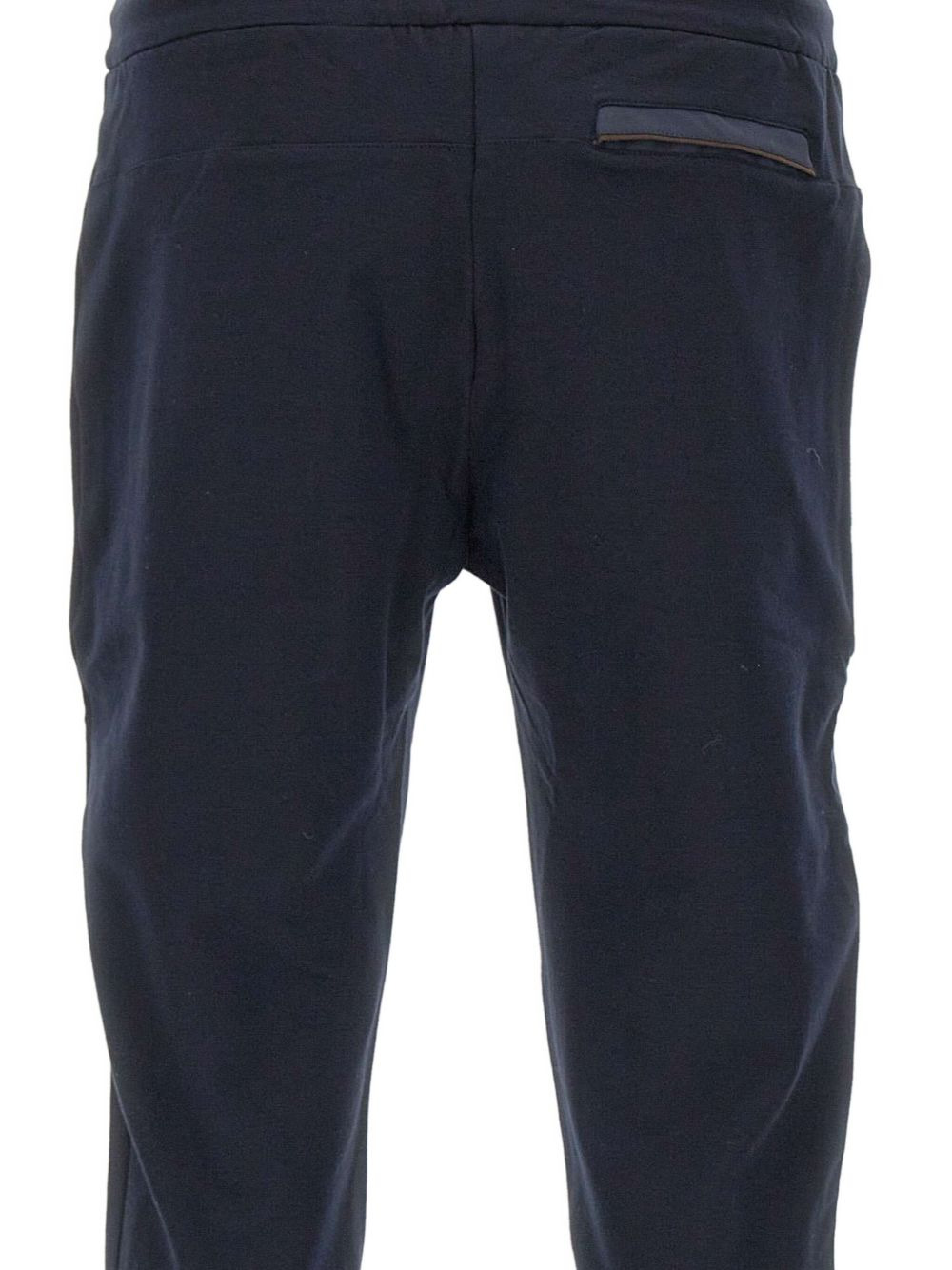 elasticated-waist side-pocket trousers - 4