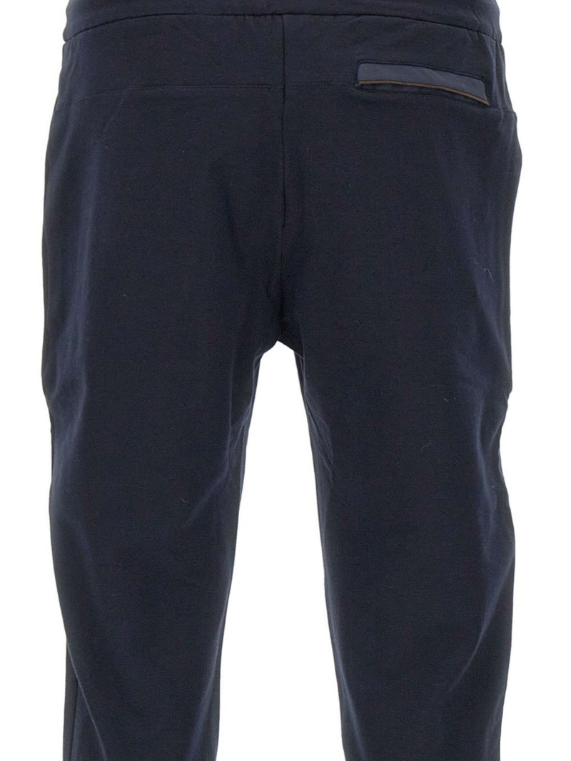 elasticated-waist side-pocket trousers 4