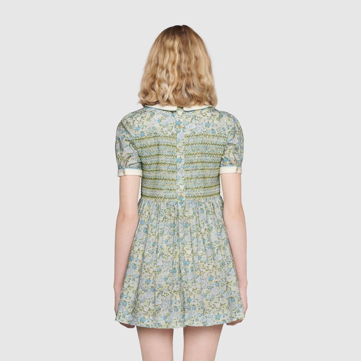 Gucci Liberty floral cotton dress - 4