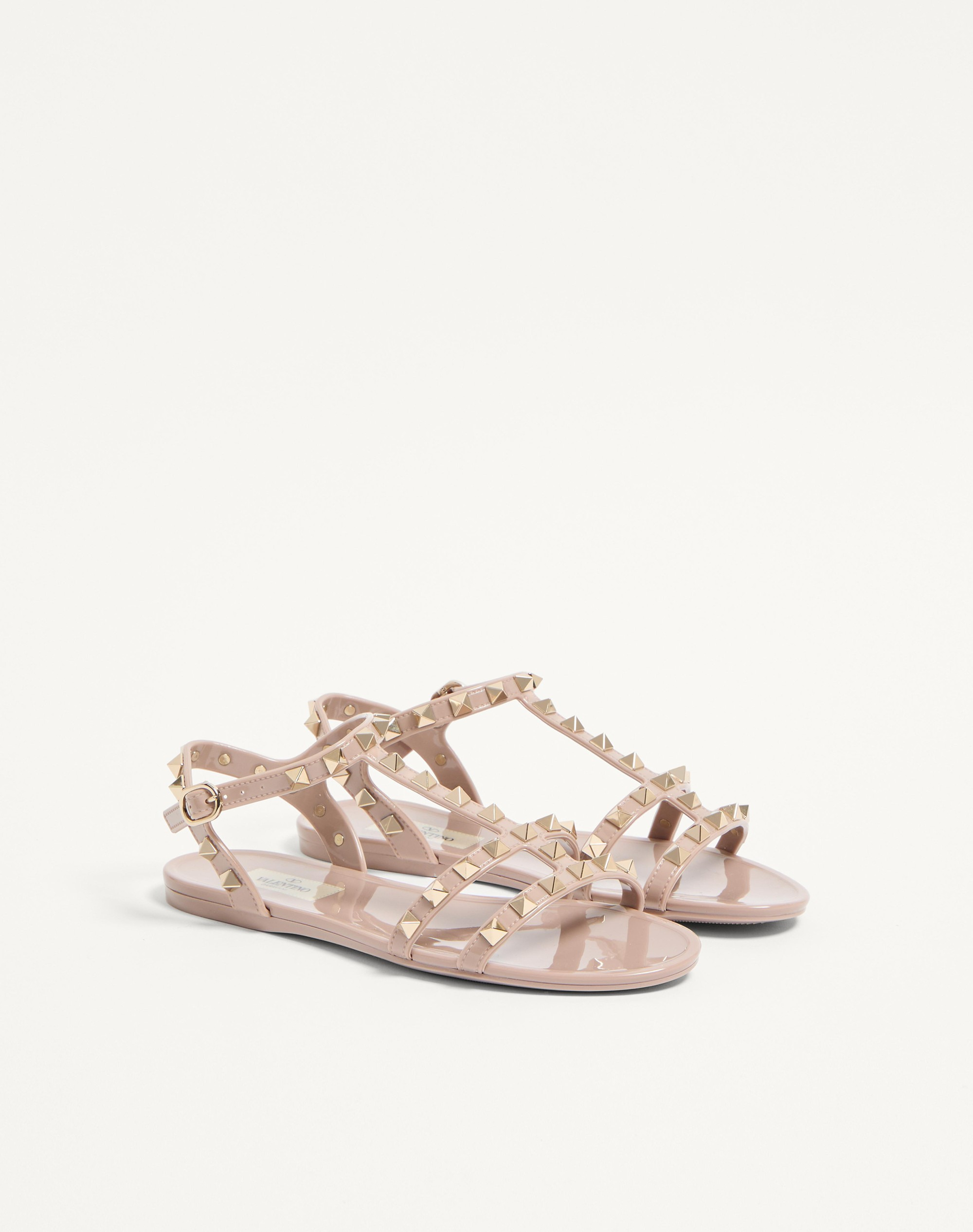 ROCKSTUD FLAT RUBBER SANDAL - 2