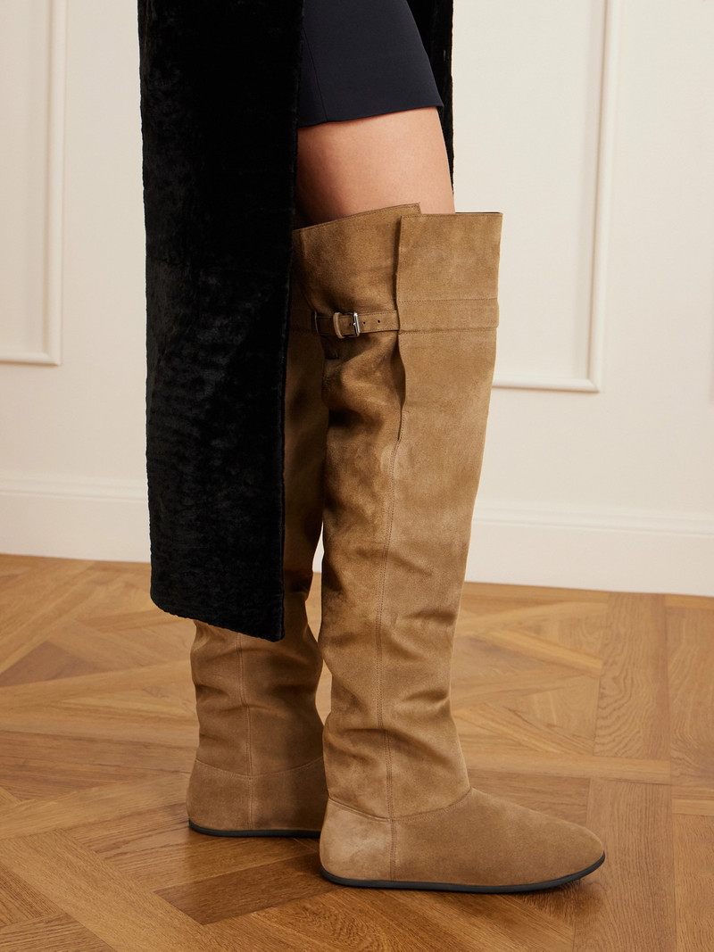CHRISTEN Santiago Leather Knee Boots outlook