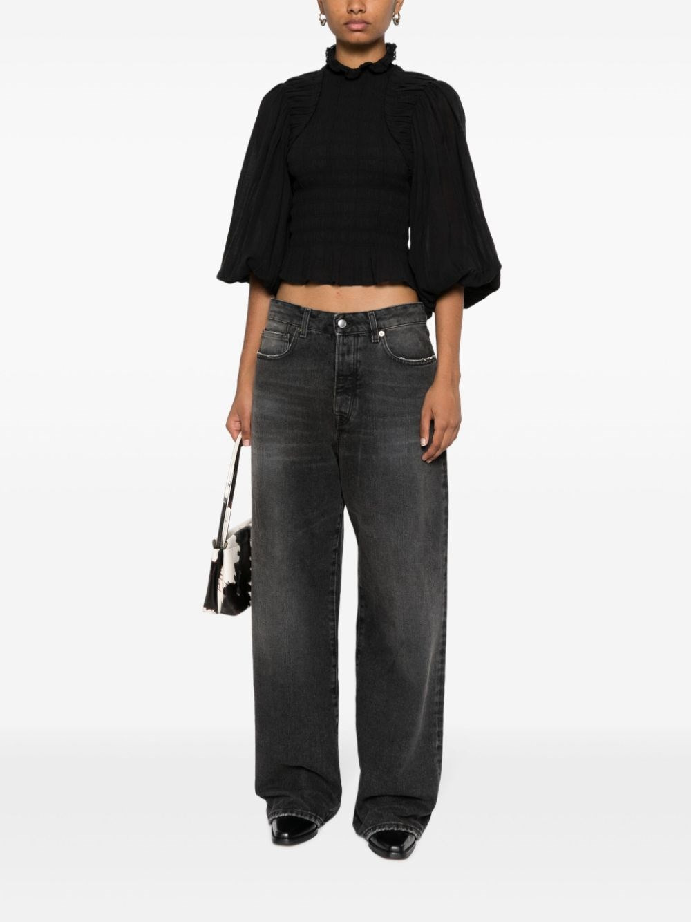 COTTON BLEND TOP - 4