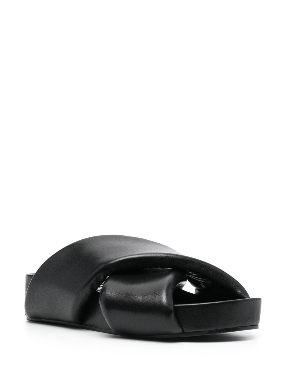 cross-over leather sandals - 2