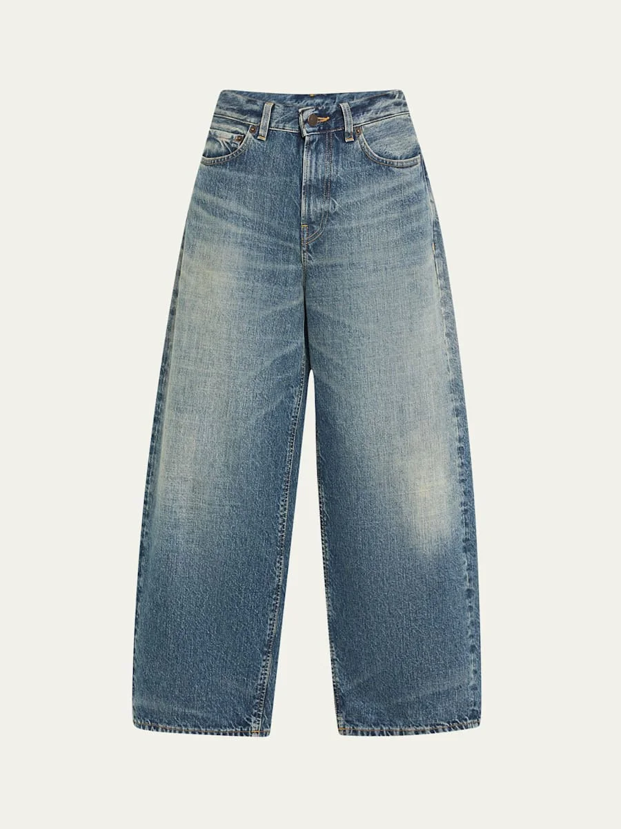 Cropped Roomy Jeans - 1
