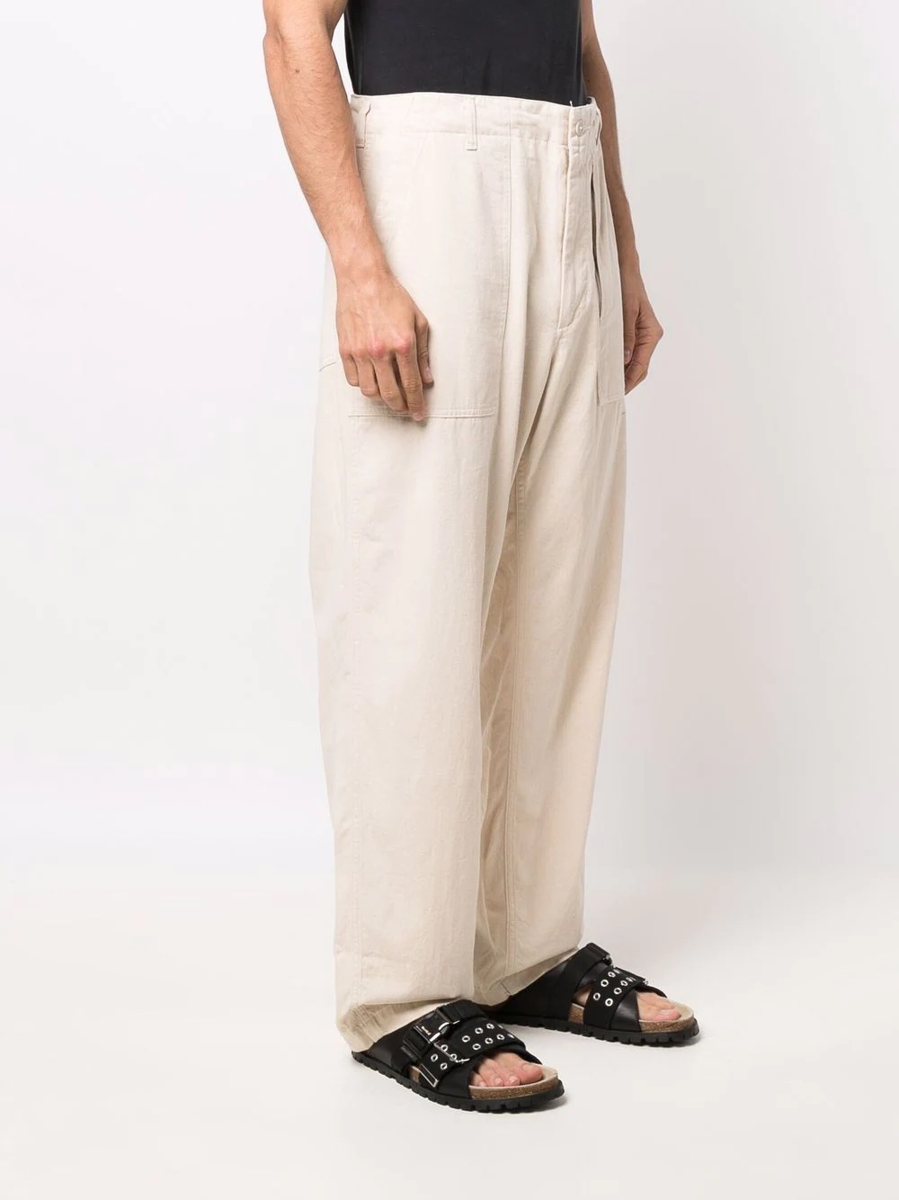 straight-leg trousers - 3