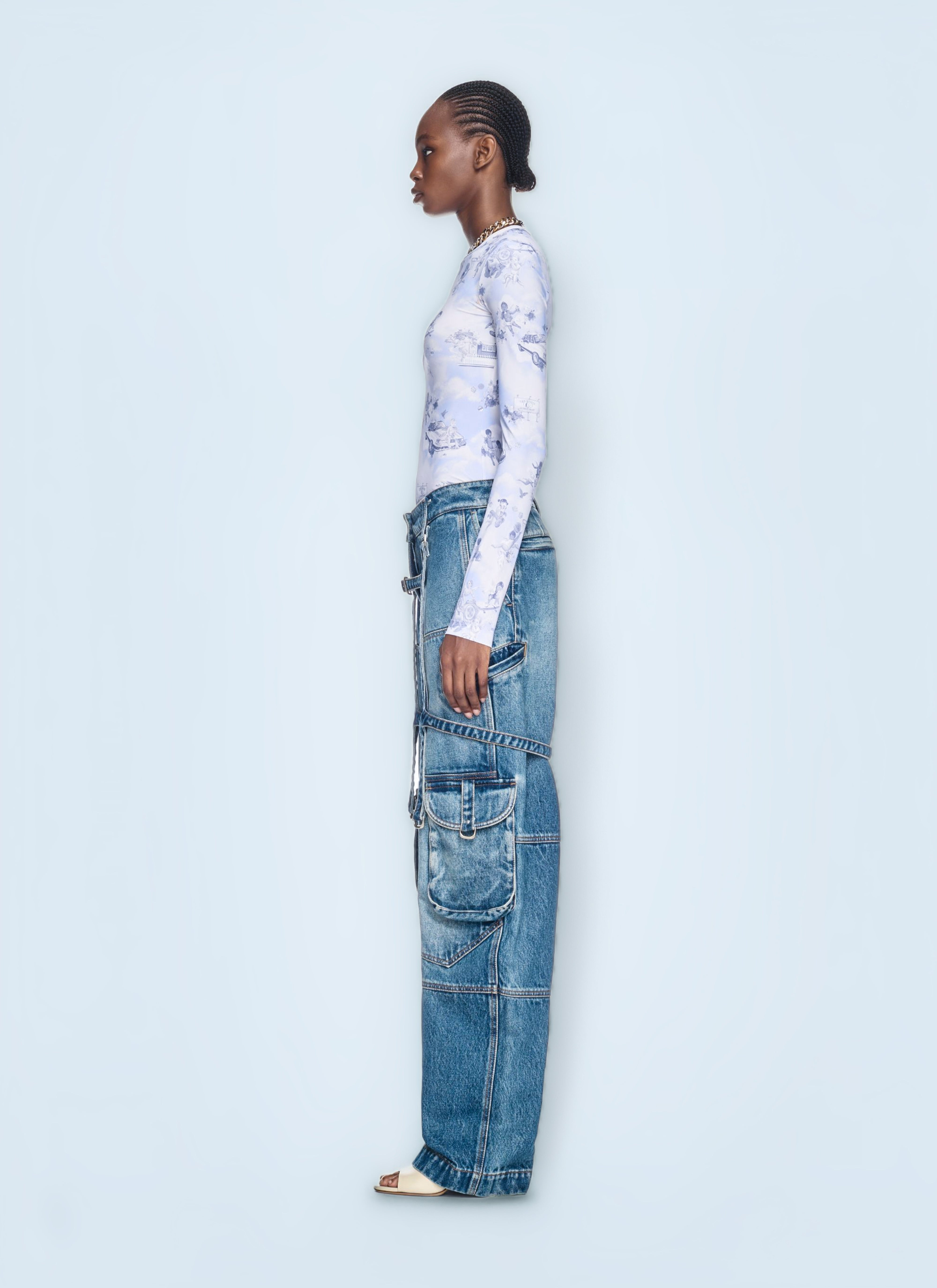 Off White Women Fresco Top - 2