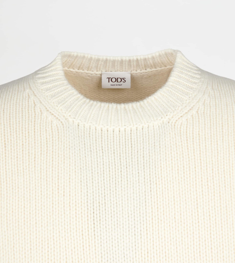 Tod's CASHMERE BLEND ROUND-NECK PULLOVER - GREY outlook