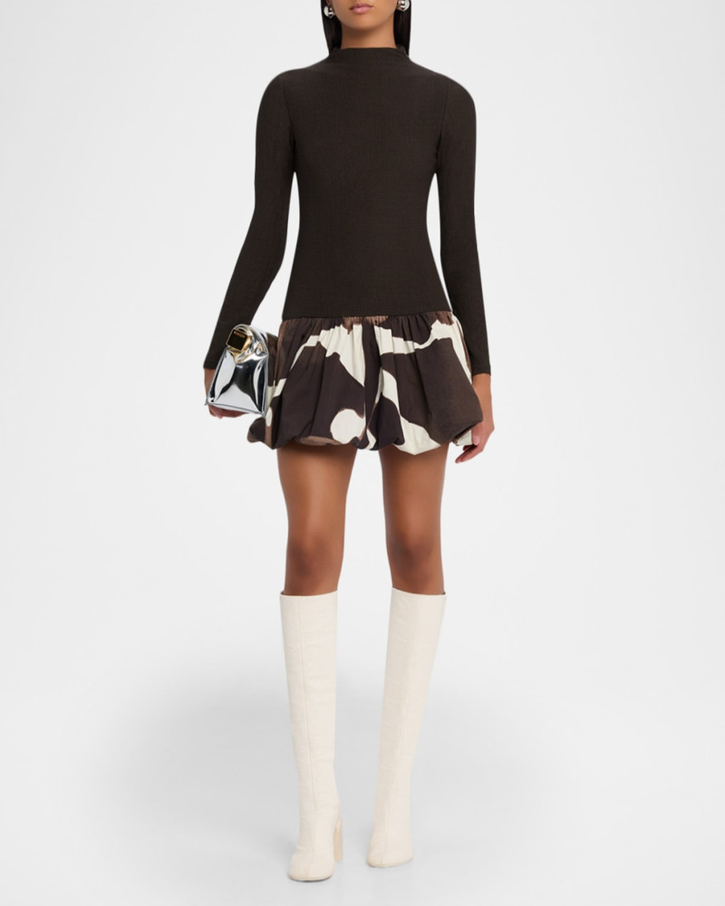 SIGNIFICANT OTHER Charley Drop-Waist Bubble Mini Dress outlook