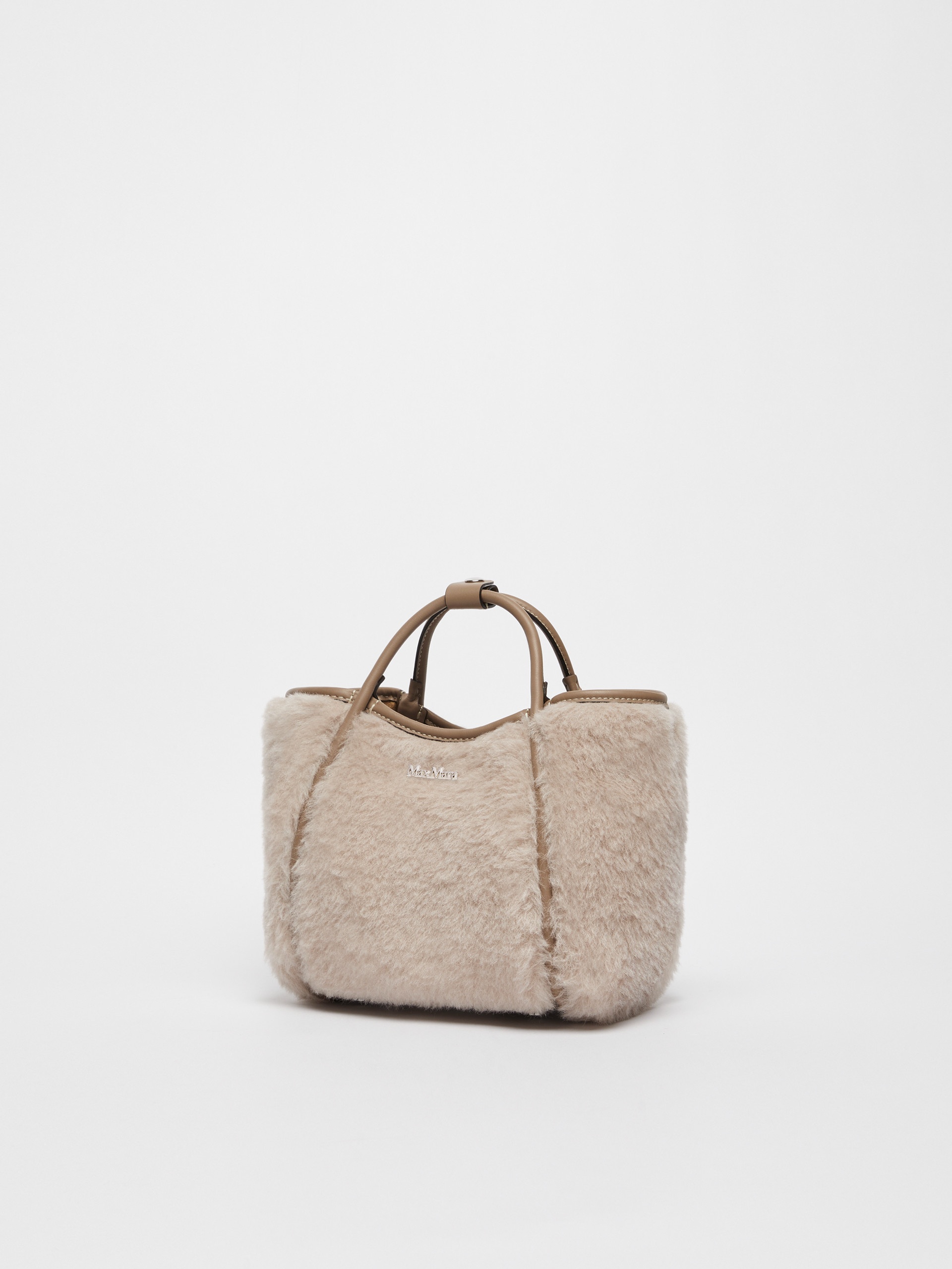 TMARINXS1 Extra Small Marine Bag in alpaca and wool Teddy fabric - 2