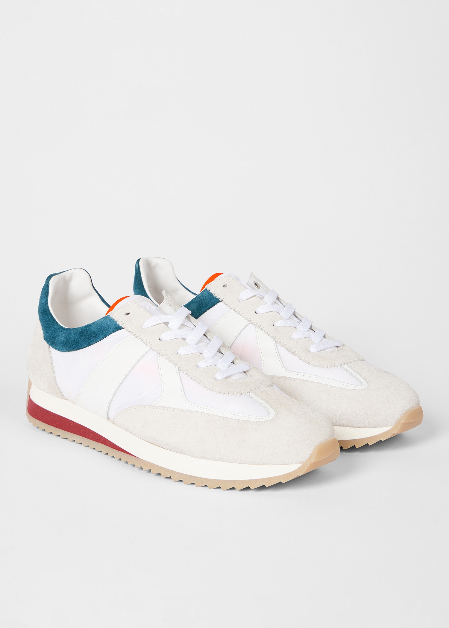 White 'Vignola' Suede Trainers - 4
