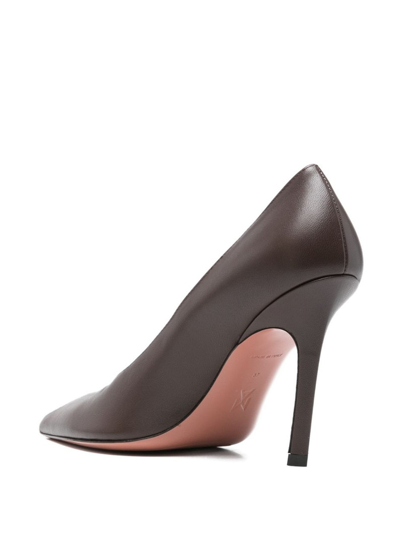 point toe leather pumps 3