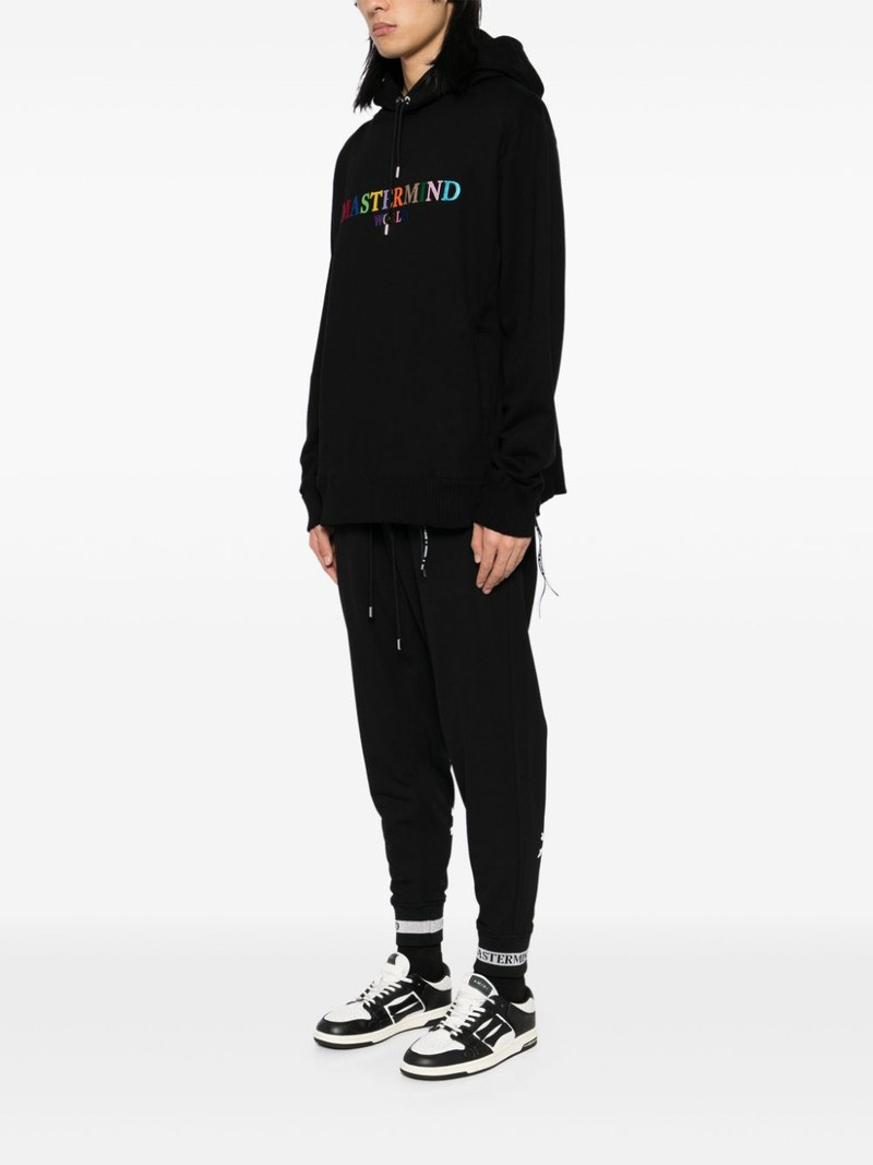 logo-embroidered hoodie 3