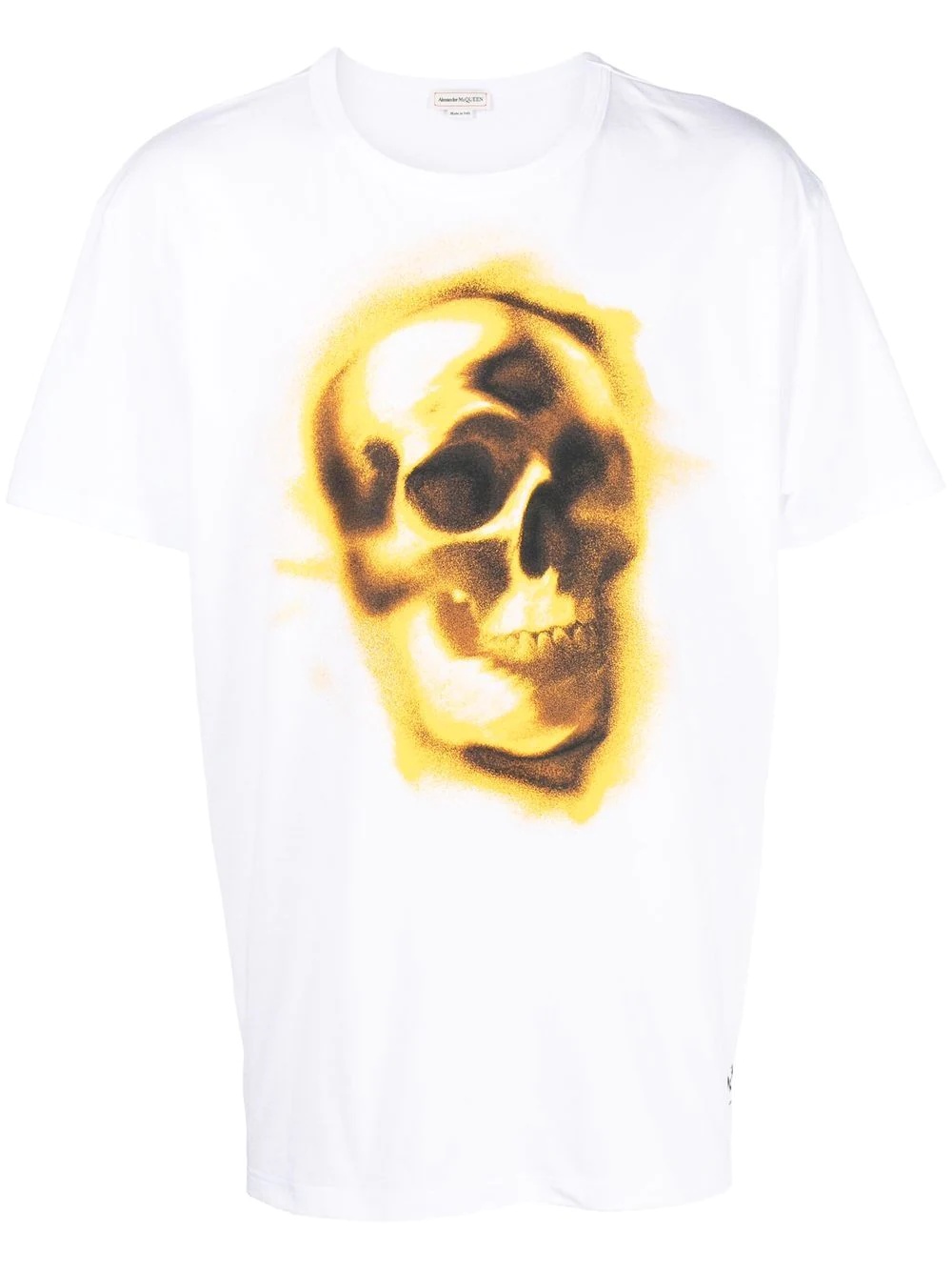 skull-print round-neck T-shirt - 1