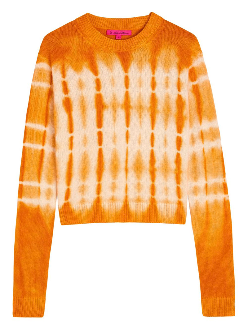 The Elder Statesman tie-dye crew-neck sweater outlook