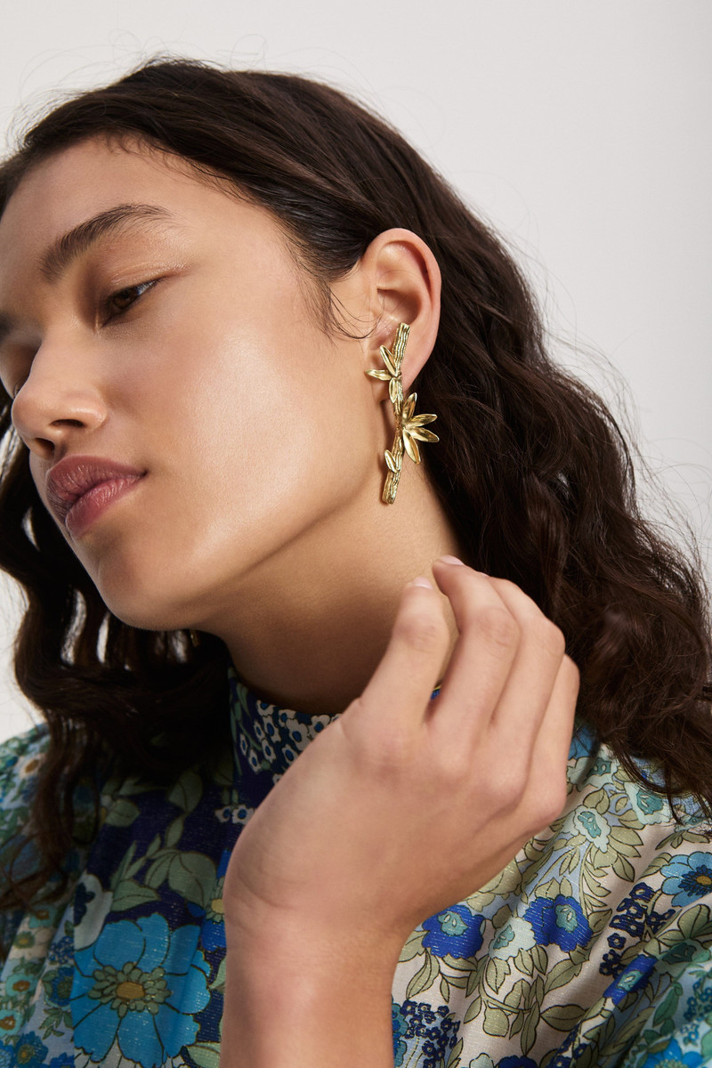 ALÉMAIS Team Spirit Bamboo Earrings outlook