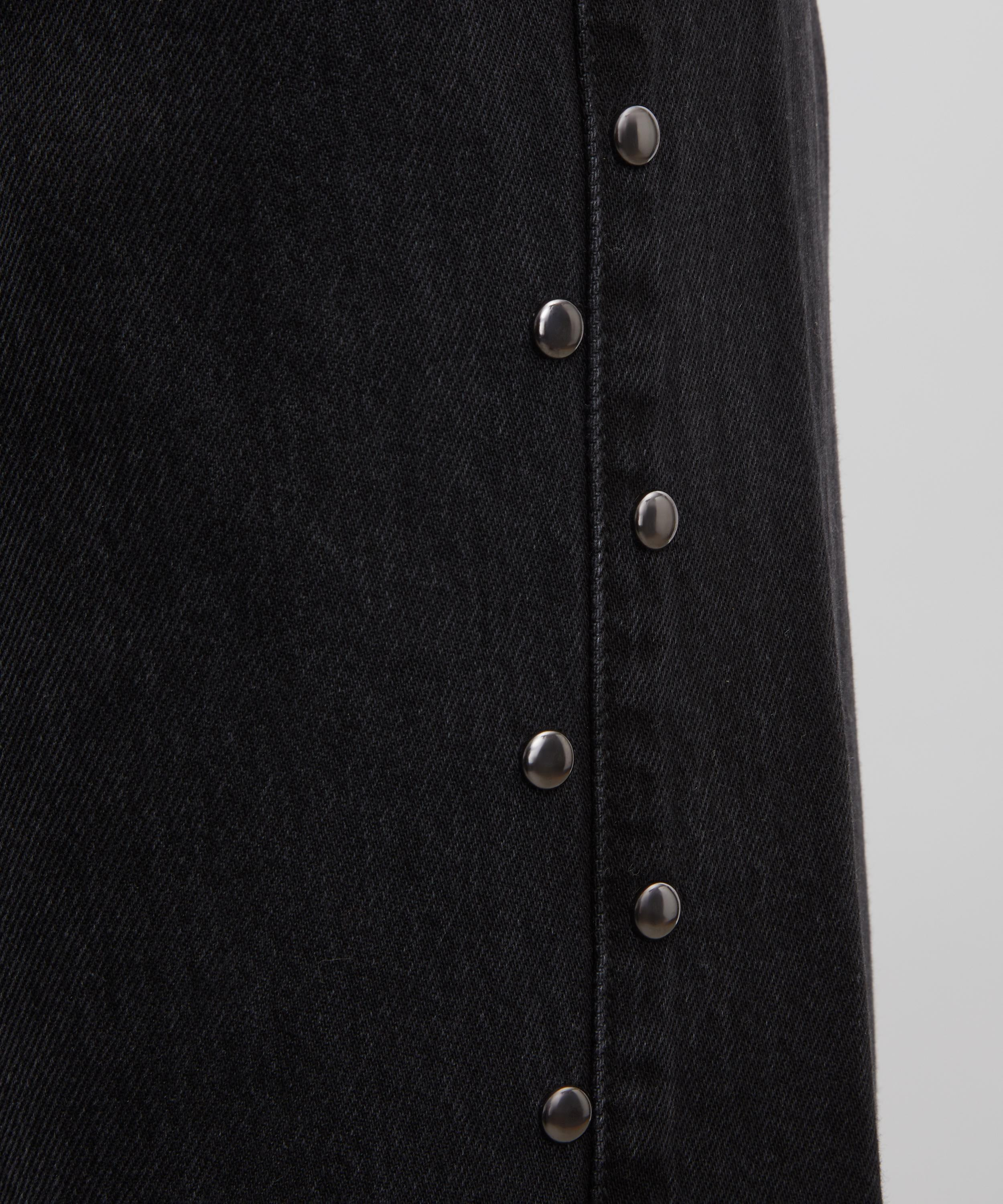 Cary High-Rise Slouchy Wide-Leg Studded Jeans - 5