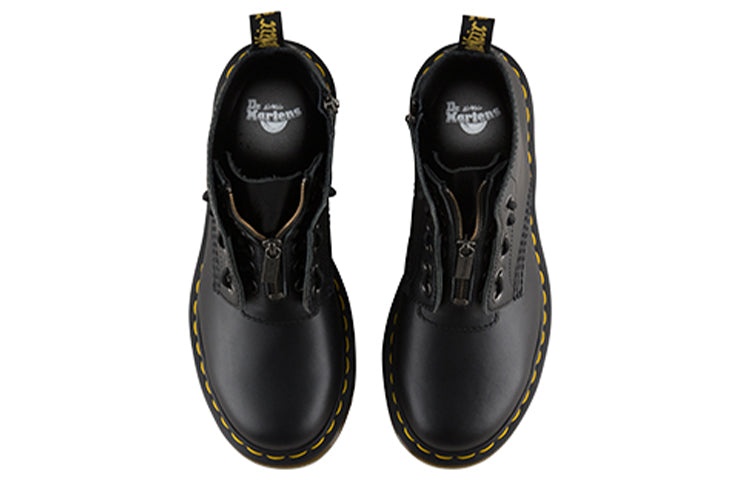 (WMNS) Dr. Martens 1460 Pascal Front Retro High Top Martin boots Black 23863001 - 4