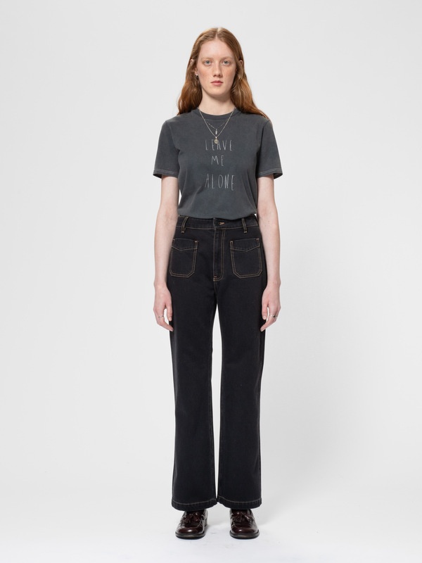 Holly Western Black Denim Pants - 2