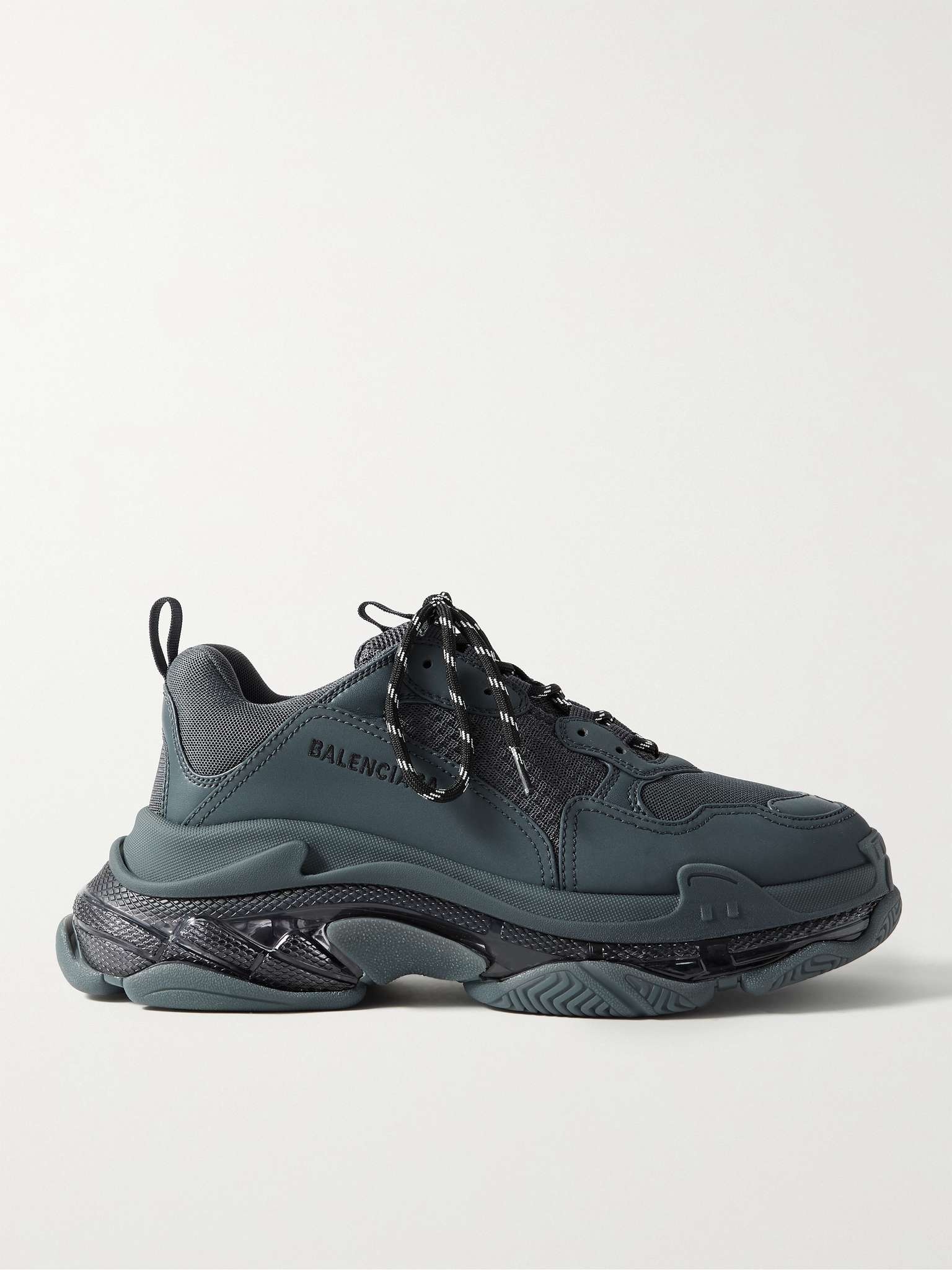 Triple S Faux Leather Sneakers - 1