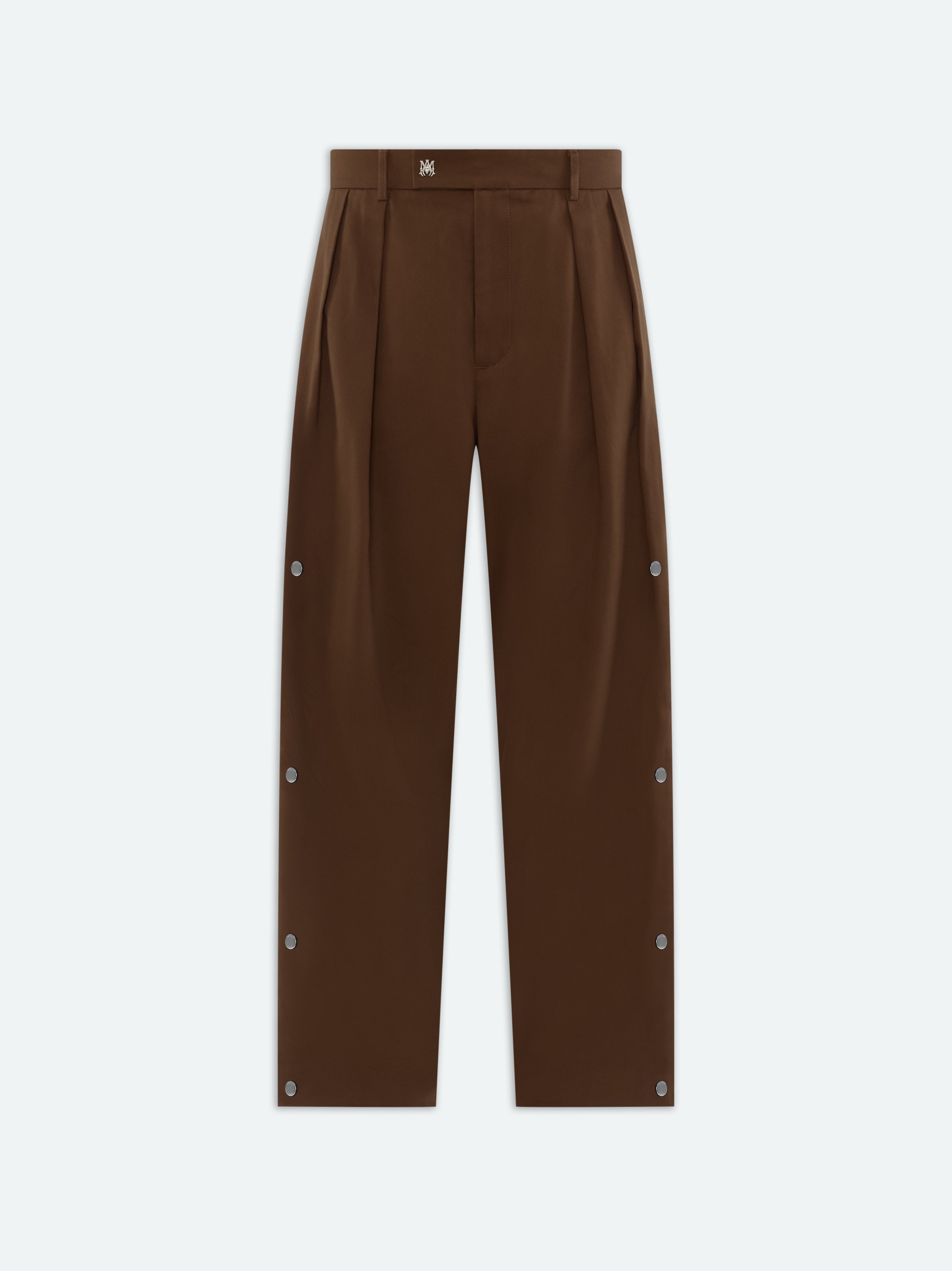 AMIRI SIDE PLEAT SNAP PANT