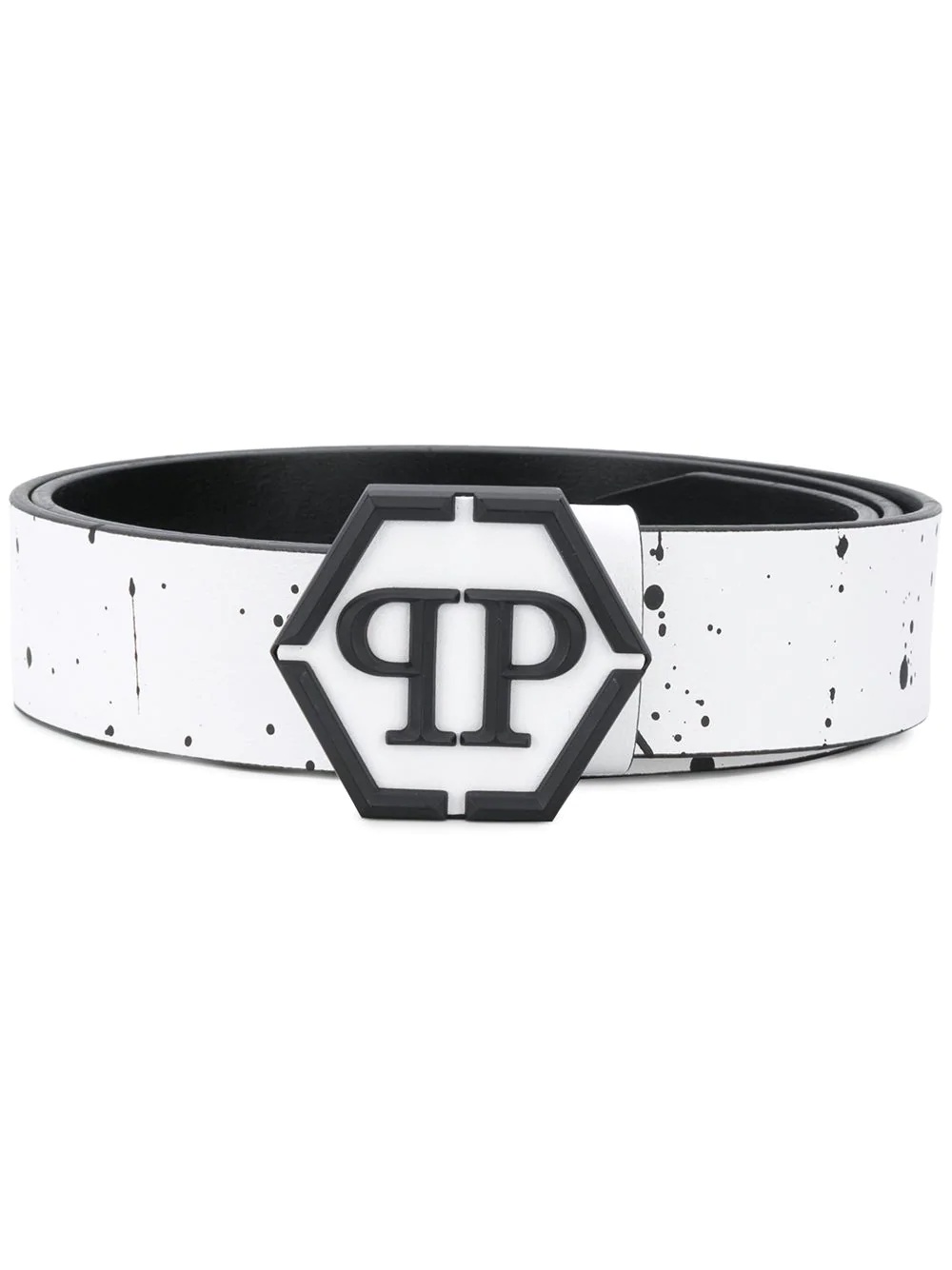 logo-buckle belt  - 1