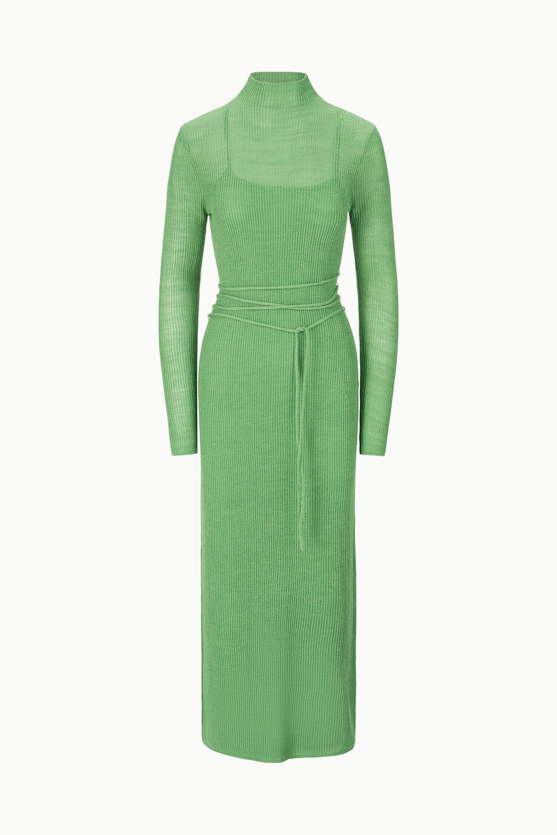 STAUD MARIANNE DRESS LEAF 8