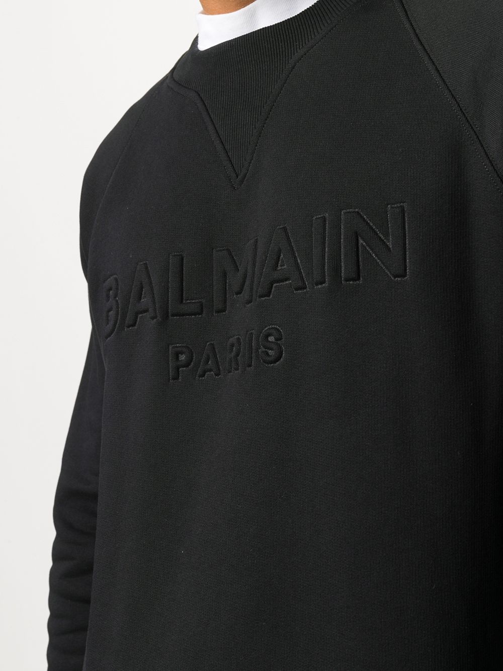 logo embossed sweatshirt - 5