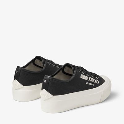 JIMMY CHOO Palma Maxi/F
Black and Latte Canvas Platform Trainers with Embroidered Logo outlook