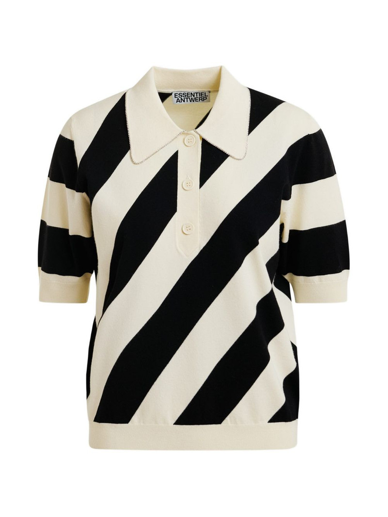 striped polo top 1