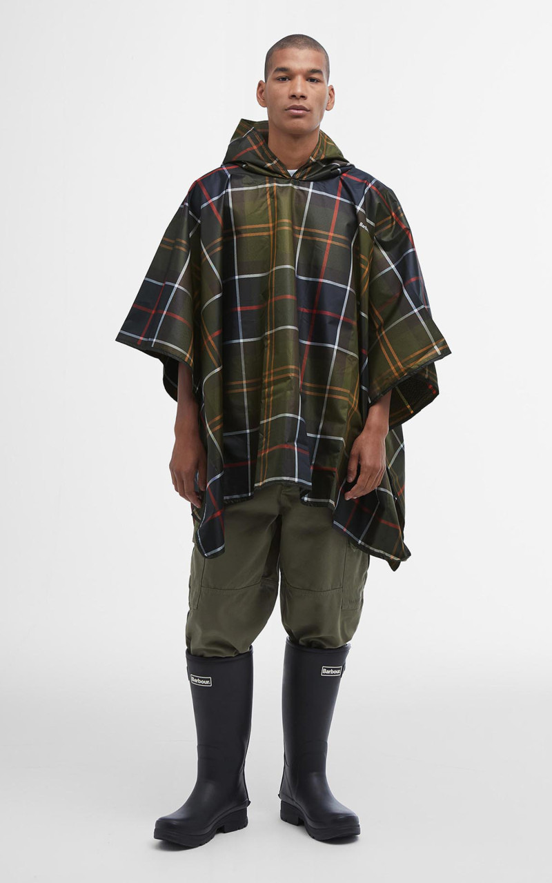 Barbour TARTAN PONCHO SHOWERPROOF CLASSIC outlook
