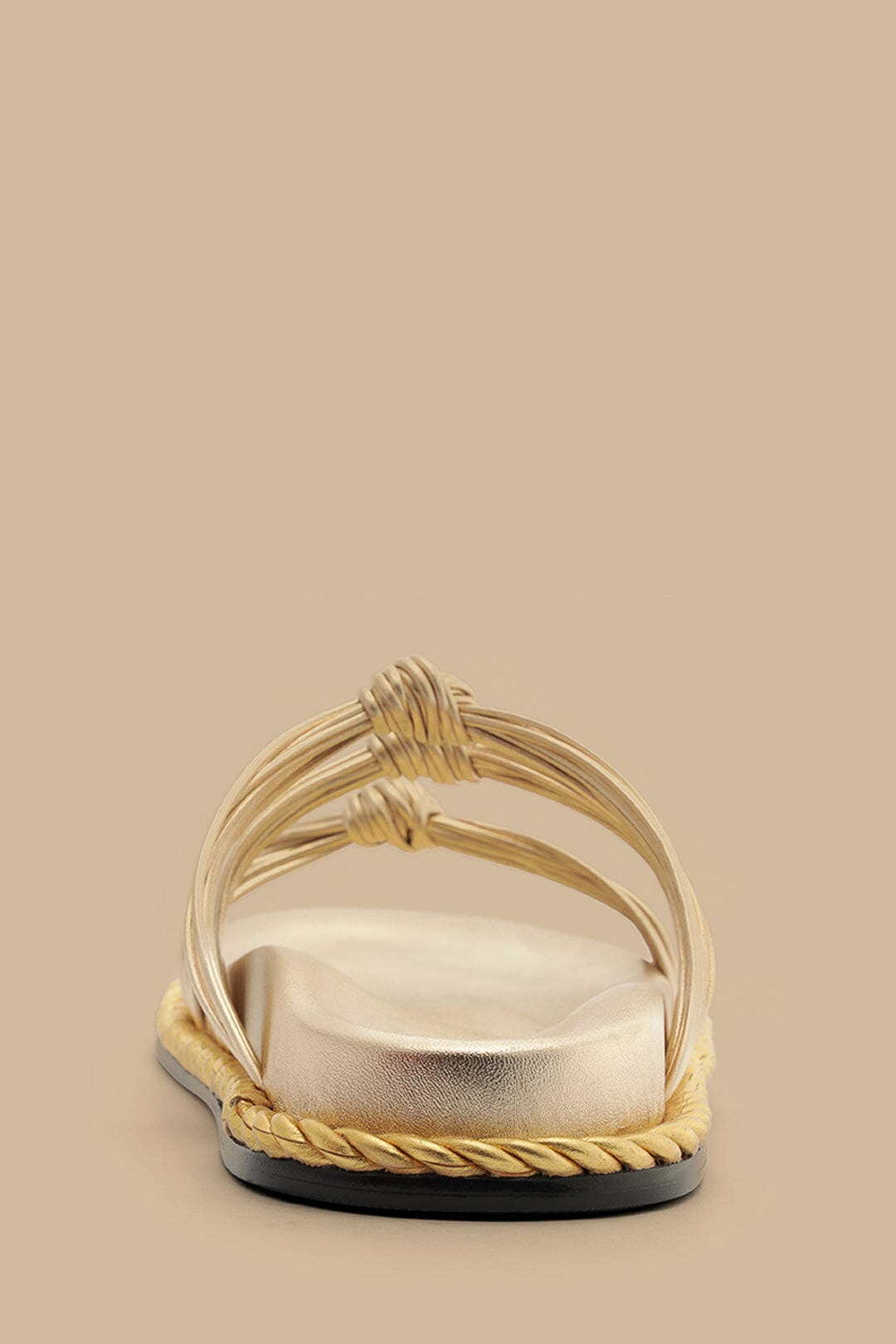 Gold Knot Slide Sandal - 4