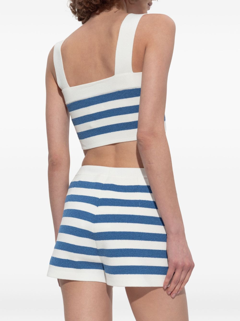 Ari striped square-neck top - 4