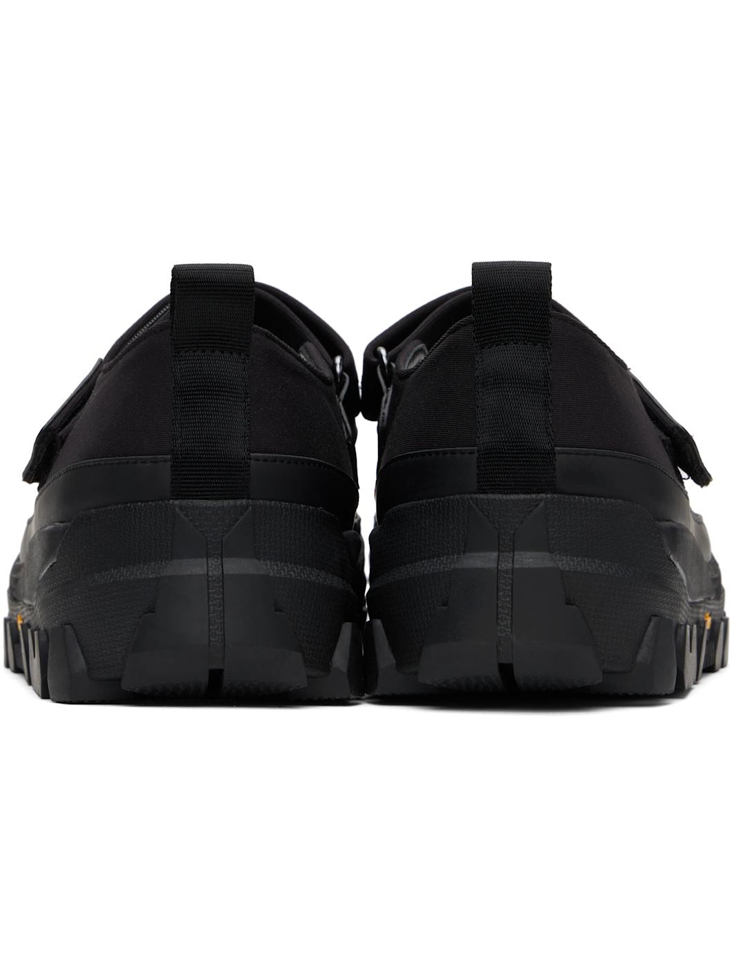 Black Vibram Mary Jane Ballerina Flats - 2