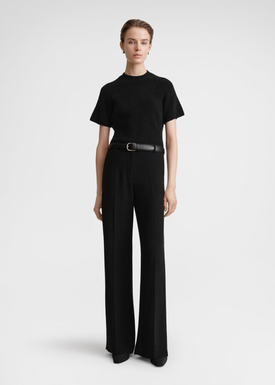 Totême Relaxed straight trousers black outlook