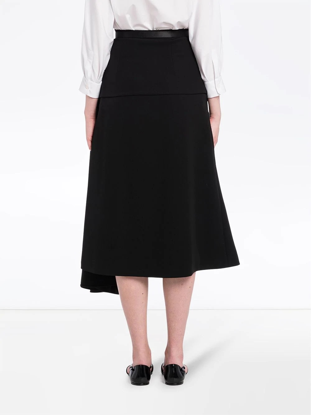 asymmetric A-line skirt - 4