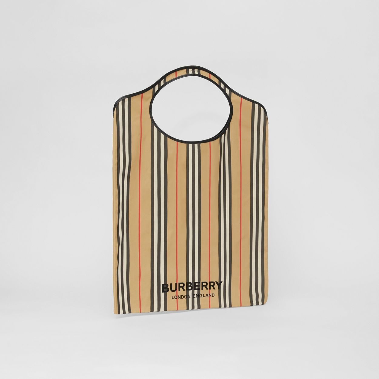 Icon Stripe Nylon Packaway Pocket Tote - 9