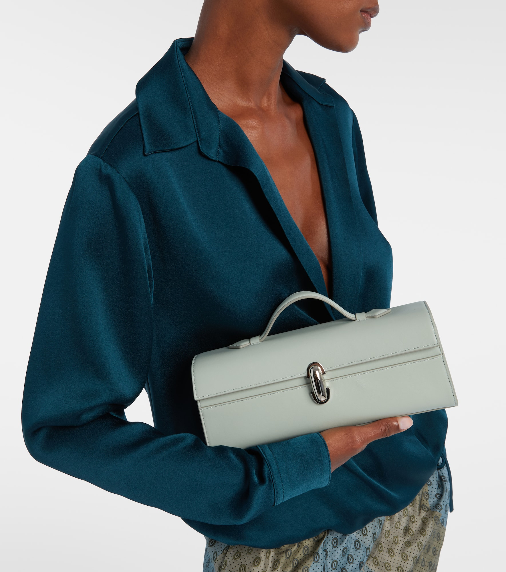 Slim Symmetry leather tote bag - 2